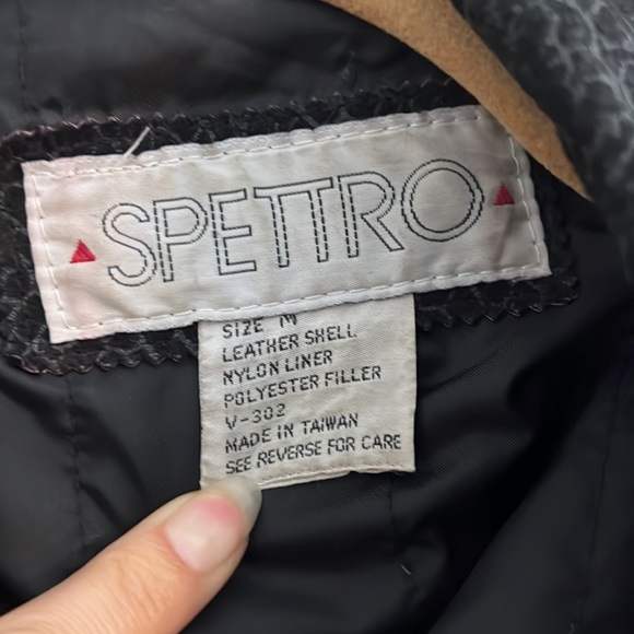 Vintage Spettro Leather Jacket 80’s Med - Picture 5 of 16
